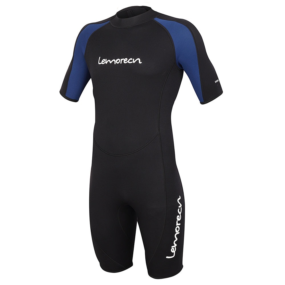Lemorecn Wetsuit Shorty Premium 3MM Neoprene Diving Suit